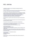 PCC - Unit One&period;  Questions and Answers
