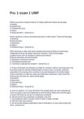 Pcc 1 exam 1 UWF&period; Questions with Complete Answers