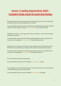 SNCOA LDR-303S Improving Organizations Bundle 2026 &ndash; Complete Study Guides&comma; Leadership Reviews & Exam Prep