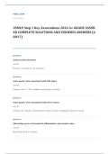 USMLE step 1 EXAM A&plus; GRADE ASSURED COMPLETE SOLUTIONS AND VERIFIED ANSWERS LATEST UPDATE&excl;&excl;&excl;&excl;