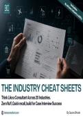 Industry Cheat Sheets &vert; Consulting Case Interview &vert; 2025&sol;2026