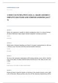NSG 530 advanced pathophysiology EXAM A&plus; GRADE ASSURED COMPLETE SOLUTIONS AND VERIFIED ANSWERS LATEST UPDATE&excl;&excl;&excl;&excl;
