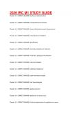 2026 IRC M1 STUDY GUIDE