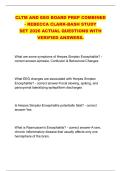 CLTM AND EEG BOARD PREP COMBINED - REBECCA CLARK-BASH STUDY &NewLine;SET 2026 ACTUAL QUESTIONS WITH &NewLine;VERIFIED ANSWERS&period;