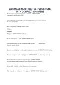2026 MASS HOISTING TEST QUESTIONS&NewLine;WITH CORRECT ANSWERS
