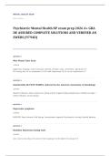 NRNP 6610 psychiatric mental health NP EXAM A&plus; GRADE ASSURED COMPLETE SOLUTIONS AND VERIFIED ANSWERS LATEST UPDATE&excl;&excl;&excl;&excl;