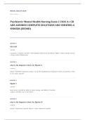 NRNP 6610 psychiatric mental health NP EXAM A&plus; GRADE ASSURED COMPLETE SOLUTIONS AND VERIFIED ANSWERS LATEST UPDATE&excl;&excl;&excl;&excl;