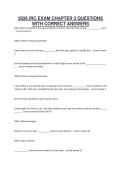 2026 IRC EXAM CHAPTER 3 QUESTIONS&NewLine;WITH CORRECT ANSWERS