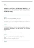 Prophecy nursing EXAM A&plus; GRADE ASSURED COMPLETE SOLUTIONS AND VERIFIED ANSWERS LATEST UPDATE&excl;&excl;&excl;&excl;