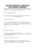 2026 IRC EXAM PART 2 QUESTIONS&NewLine;WITH CORRECT ANSWERS