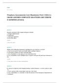Prophecy nursing EXAM A&plus; GRADE ASSURED COMPLETE SOLUTIONS AND VERIFIED ANSWERS LATEST UPDATE&excl;&excl;&excl;&excl;