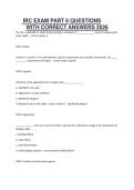 IRC EXAM PART 6 QUESTIONS&NewLine;WITH CORRECT ANSWERS 2026