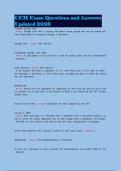 CEM Exam Questions and Answers Updated 2026