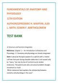 Fundamentals of Anatomy and Physiology 12th Edition Test Bank 2026 &vert; All Chapters &vert; 50 MCQs Per Chapter &vert; NCLEX Anatomy Physiology MCQs & A&P Exam Prep Practice Questions&NewLine;