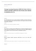 Portage Learning CHEM 103 chemistry EXAM A&plus; GRADE ASSURED COMPLETE SOLUTIONS AND VERIFIED ANSWERS LATEST UPDATE&excl;&excl;&excl;&excl;