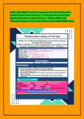 NR547 CEA PMNHP Pre-Clinical Diagnostic Exam Due 8th November &NewLine;Complete Actual Exam Questions 1- 150 Screenshots Online Exam &NewLine;Requires Respondus Lockdown Browser &plus; Webcam NR547 CEA &NewLine;Differential Diagnosis in Psychiatric-Mental Health &lpar;MSN&rpar; PMNHP Exam 