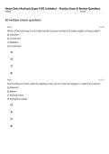 Heavy Duty Mechanic Exam II &lpar;&num;3 in binder&rpar; &ndash; Practice Exam & Review Questions 