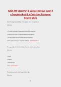ABSA 4th Class Part B Comprehensive Exam 4 2026 &ndash; Complete Practice Questions & Answer Review