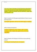 WGU D351 OA AND PA FUNCTIONS OF HUMAN RESOURCES MANAGEMENT &vert;&NewLine;ACTUAL EXAM QUESTIONS AND CORRECT ANSWERS &lpar;VERIFIED&rpar; &lbrace;150 Q & A&rcub;&NewLine;GRADED A&plus; &vert; OBJECTIVE ASSESSMENT AND PRE-ASSESSMENT &vert; BRAND NEW &vert;&NewLine;LATEST 2026&sol;2027 - WGU