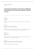 Portage Learning CHEM 103 chemistry EXAM A&plus; GRADE ASSURED COMPLETE SOLUTIONS AND VERIFIED ANSWERS LATEST UPDATE&excl;&excl;&excl;&excl;