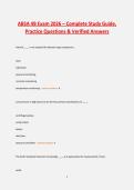 ABSA 4B Exam 2026 &ndash; Complete Study Guide&comma; Practice Questions & Verified Answers