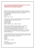 AAPC CPC PRACTICE QUESTIONS WITH 235 ACTUAL AND LATEST &NewLine;2026-2027 TESTBANK QUESTIONS AND VERIFIED &NewLine;ANSERS&sol;SOLUTIONS ALREADDY GRADED A&plus; &NewLine;