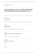 Prophecy pharmacology EXAM A&plus; GRADE ASSURED COMPLETE SOLUTIONS AND VERIFIED ANSWERS LATEST UPDATE&excl;&excl;&excl;&excl;