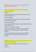 PERIODONTICS FINAL STUDY GUIDE WITH VERIFIED ANSWERS &NewLine;GRADED A&plus; GUARANTEED PASS
