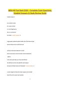 ABSA 4B Exam 2026 Bundle &ndash; Complete Test Bank&comma; Practice Questions&comma; Study Guide & Verified Answers