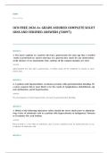 ONCC oncology nursing certification EXAM A&plus; GRADE ASSURED COMPLETE SOLUTIONS AND VERIFIED ANSWERS LATEST UPDATE&excl;&excl;&excl;&excl;