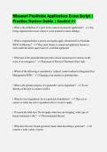 Missouri Pesticide Applicators Exam Script &vert;&NewLine;Practice Review Guide &vert; Graded A&plus;