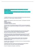 RELIAS RN PHARMACOLOGY TESTBANK &vert;&vert; ACTUAL EXAM Questions with Verified Answers &vert;&vert; 100&percnt; Guarantee Pass 2026&sol;2027
