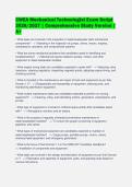 CWEA Mechanical Technologist Exam Script&NewLine;2026&sol;2027 &vert; Comprehensive Study Version &vert;&NewLine;A&plus;