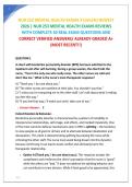 NUR 253 MENTAL HEALTH EXAMS 1-4 &lpar;GALEN&rpar; NEWEST 2026 &vert; NUR 253 MENTAL HEALTH EXAMS REVIEWS