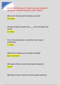 VA HIC CERTIFIED QUALITY QUESTIONS AND ANSWERS &NewLine;GRADED A&plus; ASSURED SUCCESS LATEST 2026&sol;27
