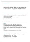NURS 613 advanced pharmacology EXAM A&plus; GRADE ASSURED COMPLETE SOLUTIONS AND VERIFIED ANSWERS LATEST UPDATE&excl;&excl;&excl;&excl;