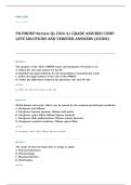 NRNP 6645 psychotherapy EXAM A&plus; GRADE ASSURED COMPLETE SOLUTIONS AND VERIFIED ANSWERS LATEST UPDATE&excl;&excl;&excl;&excl;