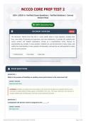 NCCCO Core Prep Test 2 180&plus; &lpar;2026 A&plus; Verified&rpar; Exam Questions   Verified Solutions   Correct Answer Keys