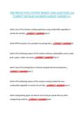 FIRE PROTECTION SYSTEMS NEWEST 2026 QUESTIONS and &NewLine;CORRECT DETAILED ANSWERS ALREADY GRADED A&plus; 
