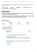 MATH 110 MODULE 3 EXAM 2026 - REQUIRES RESPONDUS LOCKDOWN BROWSER &plus; WEBCAM &vert; WITH COMPLETE SOLUTIONS&period;