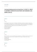 NCLEX RN fundamentals EXAM A&plus; GRADE ASSURED COMPLETE SOLUTIONS AND VERIFIED ANSWERS LATEST UPDATE&excl;&excl;&excl;&excl;