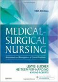 Medical-Surgical Nursing &lpar;10th Ed&period;&rpar; &ndash; Lewis Complete Test Bank
