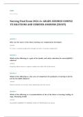 NursingOS EXAM A&plus; GRADE ASSURED COMPLETE SOLUTIONS AND VERIFIED ANSWERS LATEST UPDATE&excl;&excl;&excl;&excl;