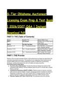 S-Tier Oklahoma Auctioneer Licensing Exam Prep & Test Bank &vert; 2026&sol;2027 Comprehensive Q&A