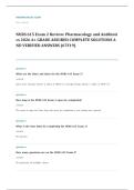 NURS 613 advanced pharmacology EXAM A&plus; GRADE ASSURED COMPLETE SOLUTIONS AND VERIFIED ANSWERS LATEST UPDATE&excl;&excl;&excl;&excl;
