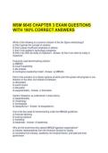 MSM 6645 CHAPTER 3 EXAM QUESTIONS WITH 100&percnt; CORRECT ANSWERS&NewLine;&NewLine;