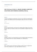 NSG 530 advanced pathophysiology EXAM A&plus; GRADE ASSURED COMPLETE SOLUTIONS AND VERIFIED ANSWERS LATEST UPDATE&excl;&excl;&excl;&excl;