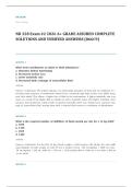 NR 439 evidence based practice EXAM A&plus; GRADE ASSURED COMPLETE SOLUTIONS AND VERIFIED ANSWERS LATEST UPDATE&excl;&excl;&excl;&excl;