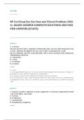AANP AGNP certification EXAM A&plus; GRADE ASSURED COMPLETE SOLUTIONS AND VERIFIED ANSWERS LATEST UPDATE&excl;&excl;&excl;&excl;