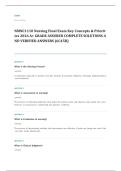 NursingOS EXAM A&plus; GRADE ASSURED COMPLETE SOLUTIONS AND VERIFIED ANSWERS LATEST UPDATE&excl;&excl;&excl;&excl;